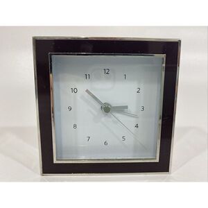 Restoration Hardware Desk Clock Chrome Discontinued Parts Or Repair